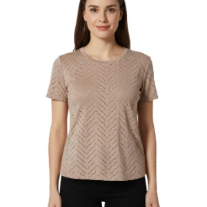 Blusa Broderie Manga Corta talla M