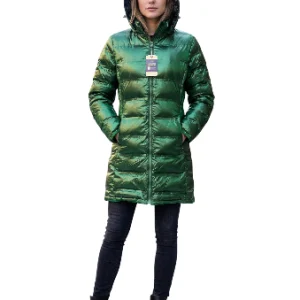 Chaqueta Acolchada Verde Brillante Mujer talla XL (6)
