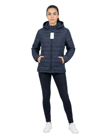 Chaqueta acolchada azul marino mujer talla L