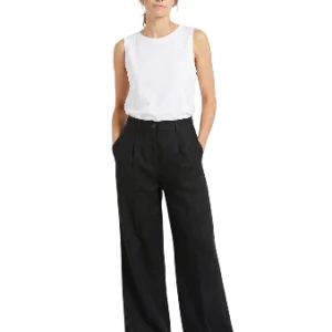 Ena Pelly Myla Soft Tailoring Pant in Black talla SM (2)