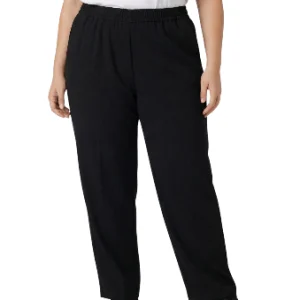 Plus Size Straight Leg Soft Knit Pull On Pant by Roaman's talla XXXL