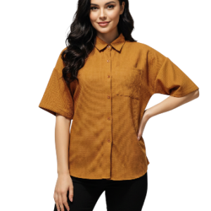 Top Mujer Frank Lyman o Similar Estilo Oversize Mostaza aldamariyo nuestra moda