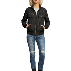 chaqueta bomber negra talla M