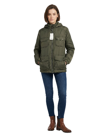 chaqueta tipo parka talla L