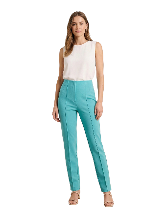 Pantalón azul turquesa