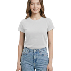 Camiseta básica gris para mujer