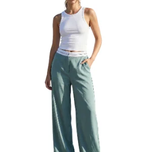 Pantalón Palazzo Lino Mujer