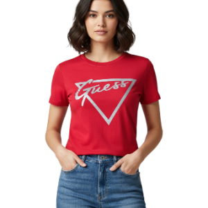 Polera Ss Cn Shiny Triangle Tee