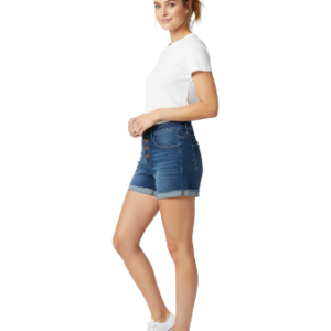Short de mezclilla con dobladillo