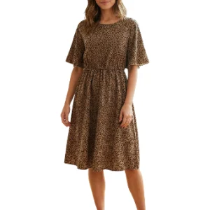 Vestido estampado leopardo