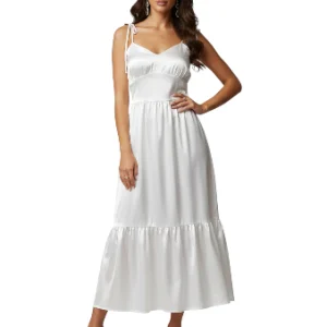 Vestido midi escalonado